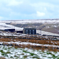 Buy canvas prints of Farmhouse in the snow by craig hopkins