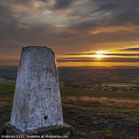 Buy canvas prints of Forest of Bowland from Weets Hill Trig Point at Su by Heather Sheldrick