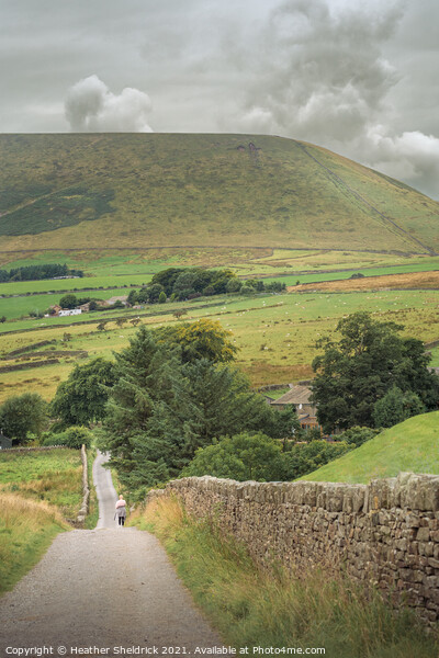 Path to Pendle Hill Picture Board by Heather Sheldrick