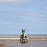 Buy canvas prints of Time And Tide Bell, Mablethorpe by Heather Sheldrick