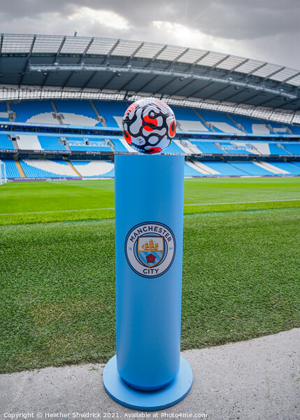 Matchball at Manchester City Picture Board by Heather Sheldrick