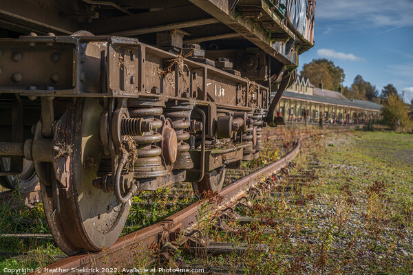 Rusting Abandoned Rolling Stock at Hellifield Station Picture Board by Heather Sheldrick