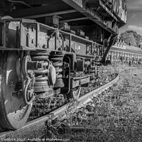Buy canvas prints of Rusting Abandoned Rolling Stock at Hellifield Station by Heather Sheldrick