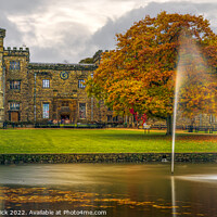 Buy canvas prints of Towneley Hall, Burnley, Lancashire in Autumn Glory by Heather Sheldrick