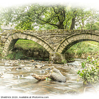 Buy canvas prints of Packhorse Bridge At Wycoller by Heather Sheldrick