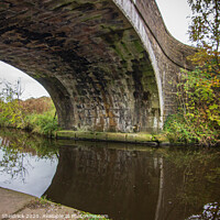 Buy canvas prints of Canal Bridge on Leeds and Liverpool Canal by Heather Sheldrick