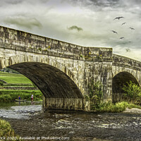 Buy canvas prints of Burnsall Bridge in Summer, Yorkshire Dales by Heather Sheldrick
