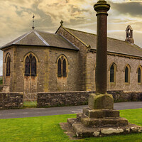 Buy canvas prints of Austwick Church and Monument by Heather Sheldrick