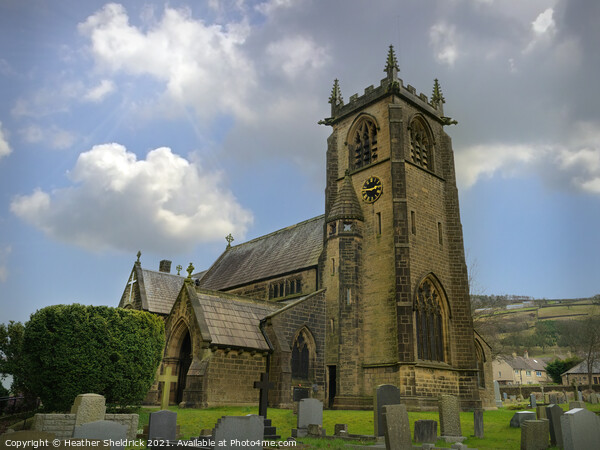 St Thomas, parish church, Sutton-in-Craven Picture Board by Heather Sheldrick