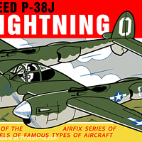Buy canvas prints of Airfix Lockheed P38 Lightning (licensed by Hornby) by Phillip Rhodes