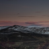 Buy canvas prints of A snow covered ochil hills  by Graham Mathieson