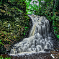 Buy canvas prints of Vivid Falls by Andrew Bright