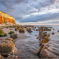 Buy canvas prints of Shipwreck of the Sheraton on Old Hunstanton Beach by Lesley Moran