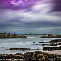 Buy canvas prints of Seascape of Rock and Mood by Ken Hunter
