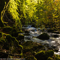 Buy canvas prints of The River Moness in Autumn by Ken Hunter