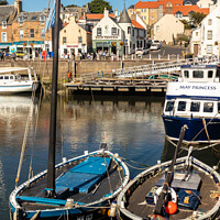 Buy canvas prints of Traditional Herring Fishing Boats at Rest by Ken Hunter