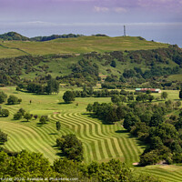 Buy canvas prints of Mow Lines on the Golf Course by Ken Hunter
