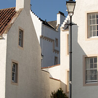 Buy canvas prints of A View of Traditional Scottish Fishing Village Architecture by Ken Hunter