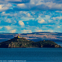 Buy canvas prints of Inchkeith Island, River Forth Estuary by Ken Hunter