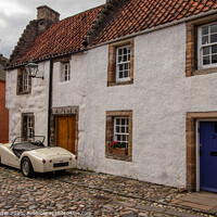 Buy canvas prints of The Classic Old Village and Classic Car by Ken Hunter