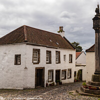 Buy canvas prints of The Mercat Cross and Old Houses, Culross by Ken Hunter