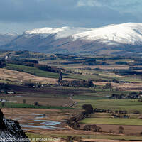 Buy canvas prints of View to the Ochil Hills by Ken Hunter