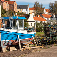 Buy canvas prints of The Fishing Village by Ken Hunter