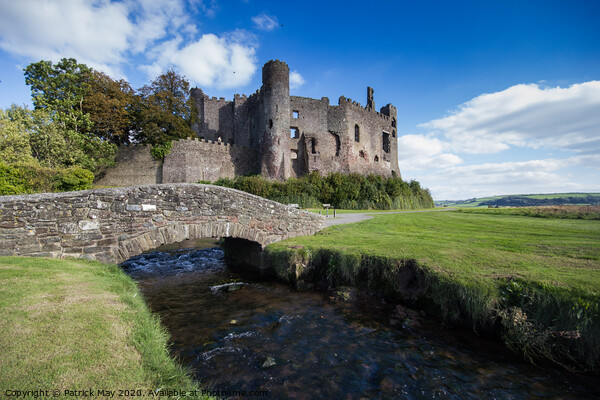 Laugharne Castle, South Wales Picture Board by Paddy Art