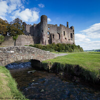 Buy canvas prints of Laugharne Castle, South Wales by Paddy Art
