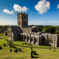 Buy canvas prints of St. David's Cathedral, Pembrokeshire by Paddy Art