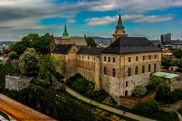 Akershus from the Deck - Oslo Picture Board by Paddy Art