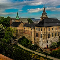 Buy canvas prints of Akershus from the Deck - Oslo by Paddy Art