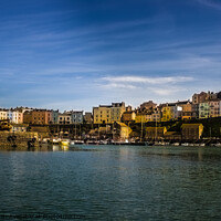 Buy canvas prints of Approach to Tenby Harbour by Paddy Art