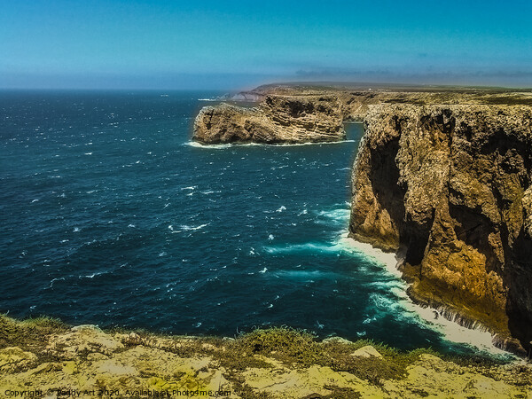 The Edge of the World! - Cape St. Vincent Picture Board by Paddy Art