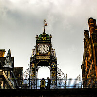 Buy canvas prints of ''Meet me under the Clock'' - Chester by Paddy Art