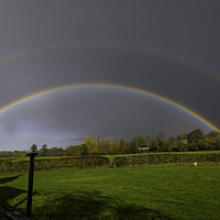 Buy canvas prints of Double Rainbow by Paul Tyzack