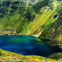 Buy canvas prints of A Lac of Tristaina in Andorra by James Brooks