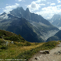 Buy canvas prints of Mont Blanc by James Brooks