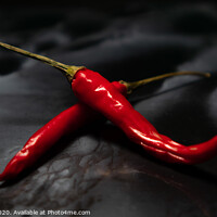Buy canvas prints of Bird eye Chilli pepper by Phill Ratcliffe