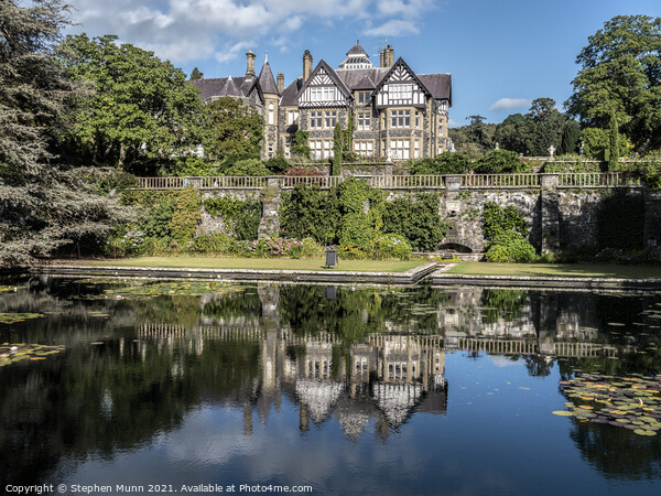 Bodnant Garden Main House, Snowdonia, Wales Picture Board by Stephen Munn