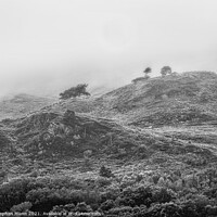 Buy canvas prints of Misty Mountain , Snowdonia National Park by Stephen Munn