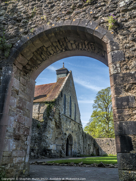 Beaulieu Abbey Parish Church through archway Picture Board by Stephen Munn