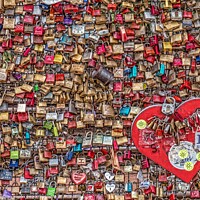 Buy canvas prints of Locked Up Love by Stephen Munn