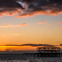 Buy canvas prints of Brighton Pier Dawn  by Stephen Munn