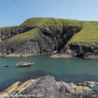 Buy canvas prints of Ceibwr Bay, Pembrokeshire, Wales by Stephen Munn