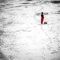 Buy canvas prints of Boy on the beach by Stephen Munn