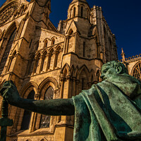 Buy canvas prints of York Minsters Glorious Guardian by Michael Shannon