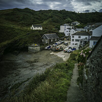 Buy canvas prints of The traditional fishing village of Portloe in Corn by Michael Shannon