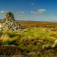 Buy canvas prints of Simon Howe Stone Circle, North Yorkshire Moors by Michael Shannon