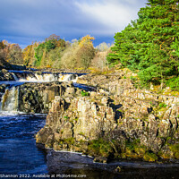 Buy canvas prints of Low Force waterfall in Upper Teesdale  by Michael Shannon